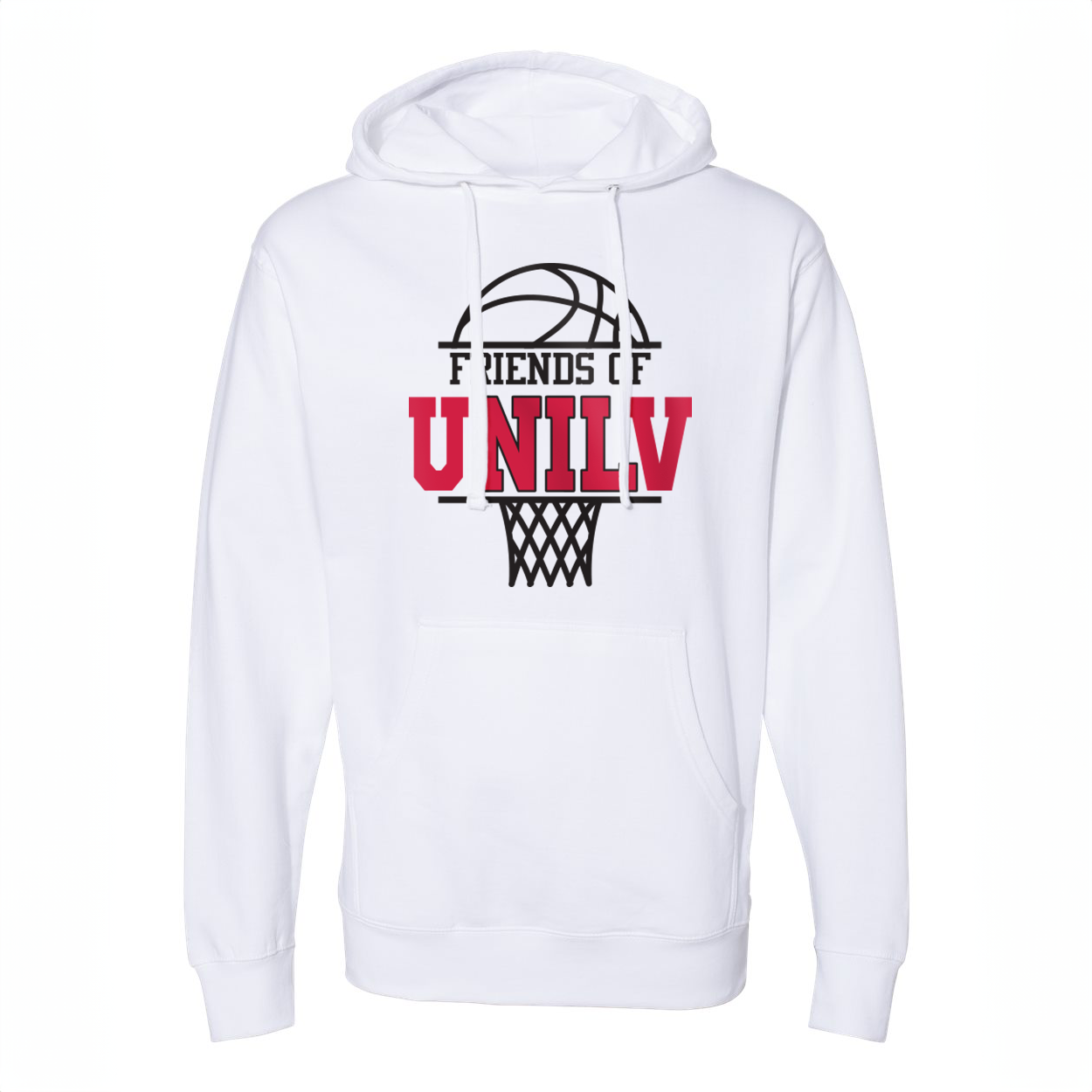 Friends of UNILV Men's Basketball Hoodie (White)